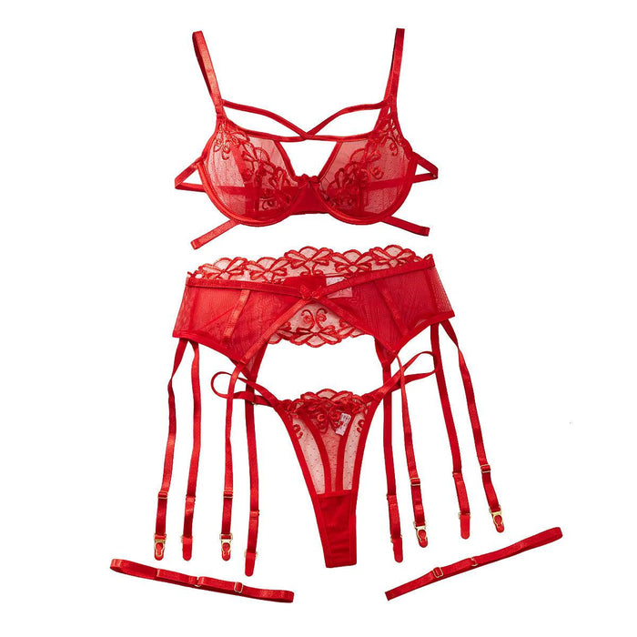 Lena's Red Luxury Lingerie